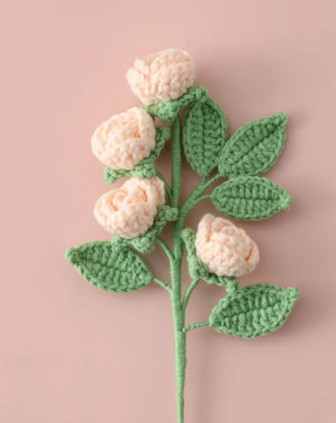 Affirmation Stem - Milk Cotton Rose