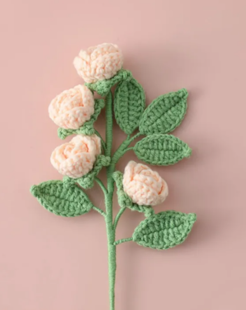 Affirmation Stem - Milk Cotton Rose