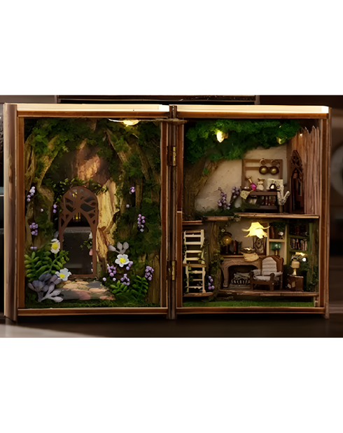 Miniature DIY Book Nook - Rectangle