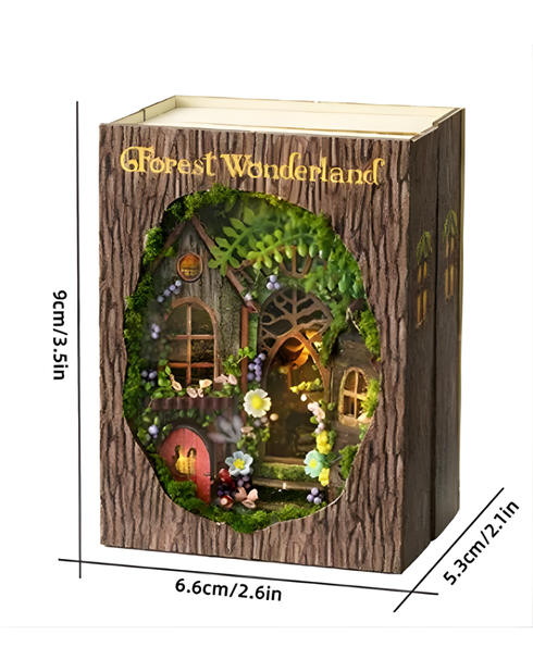 Miniature DIY Book Nook - Rectangle