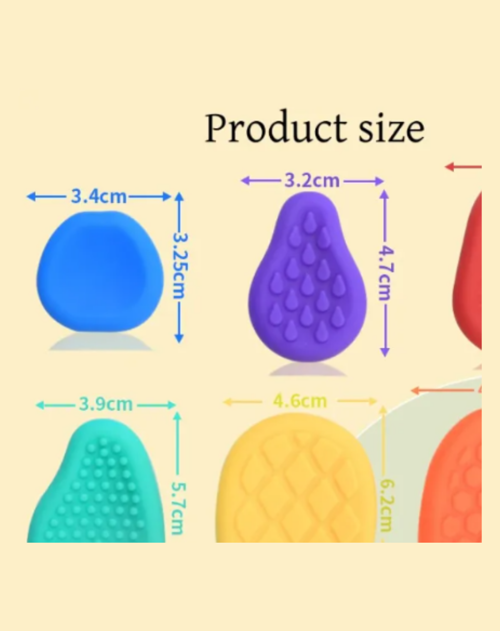 Silicone Sensory Stones